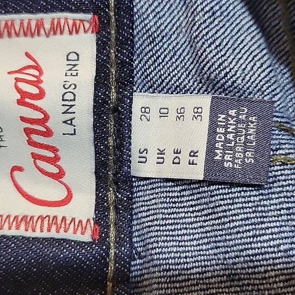LANDS END Canvas 28 Pin Straight Jean - Picture 5 of 12